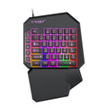 Clavier Thunderwolf T19 à une main, Gun God Throne, clavier de jeu pour gaucher, sensation mécanique